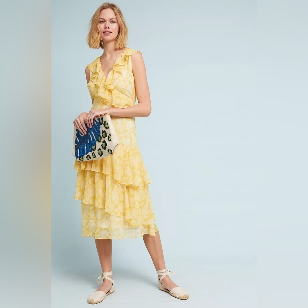 Sunny Days Ruffled Anthropologie dRA Dress